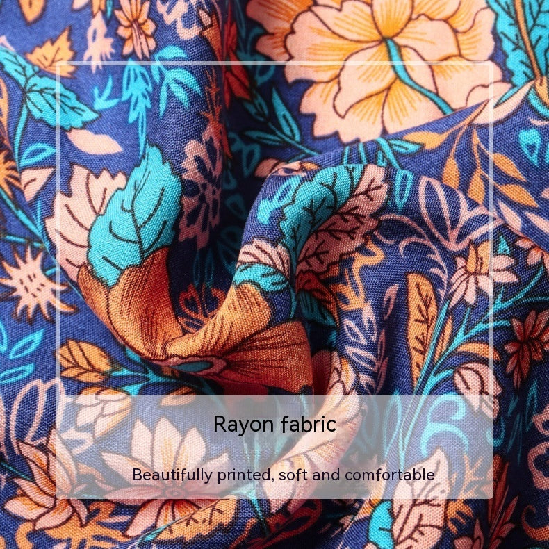 Desert Bloom Boho Maxi Dress