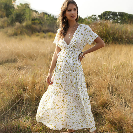 Meadow Whisper Floral Midi Dress