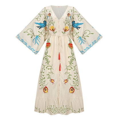 Sacred Garden Embroidered Dress