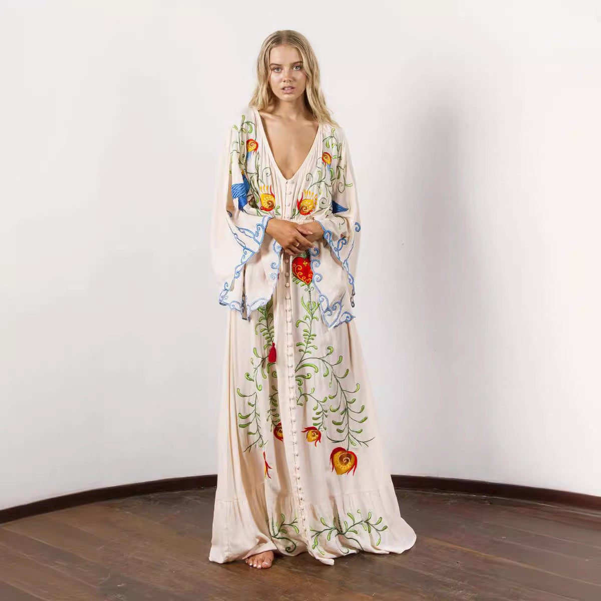 Sacred Garden Embroidered Dress