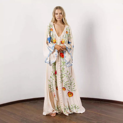 Sacred Garden Embroidered Dress