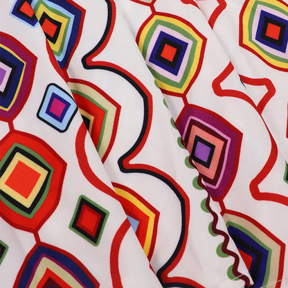 Boho Mosaic Maxi Dress