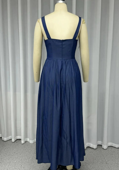 Coastal Charm Button-Front Dress