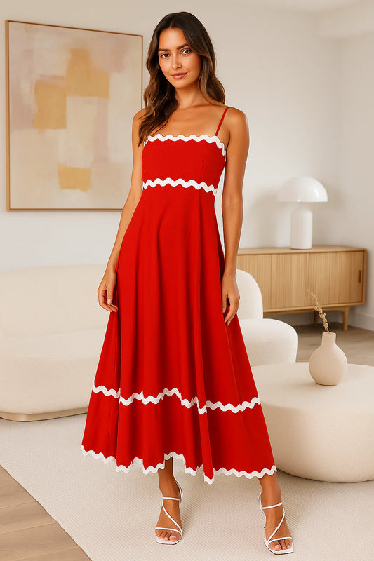 Sunset Wave Maxi Dress