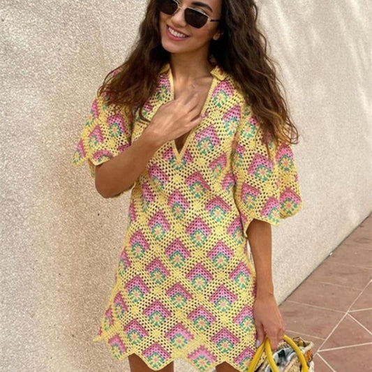 Sunset Dreams Crochet Dress