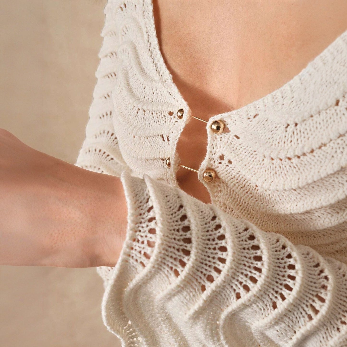 Moonlit Mirage Crochet Dress