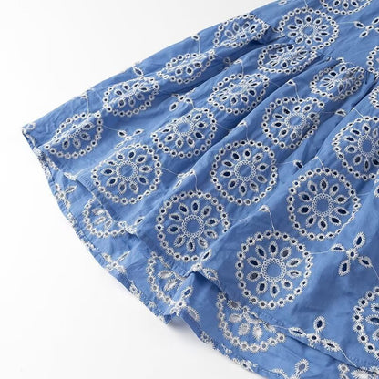 Bluebell Boho Ruffle Dress