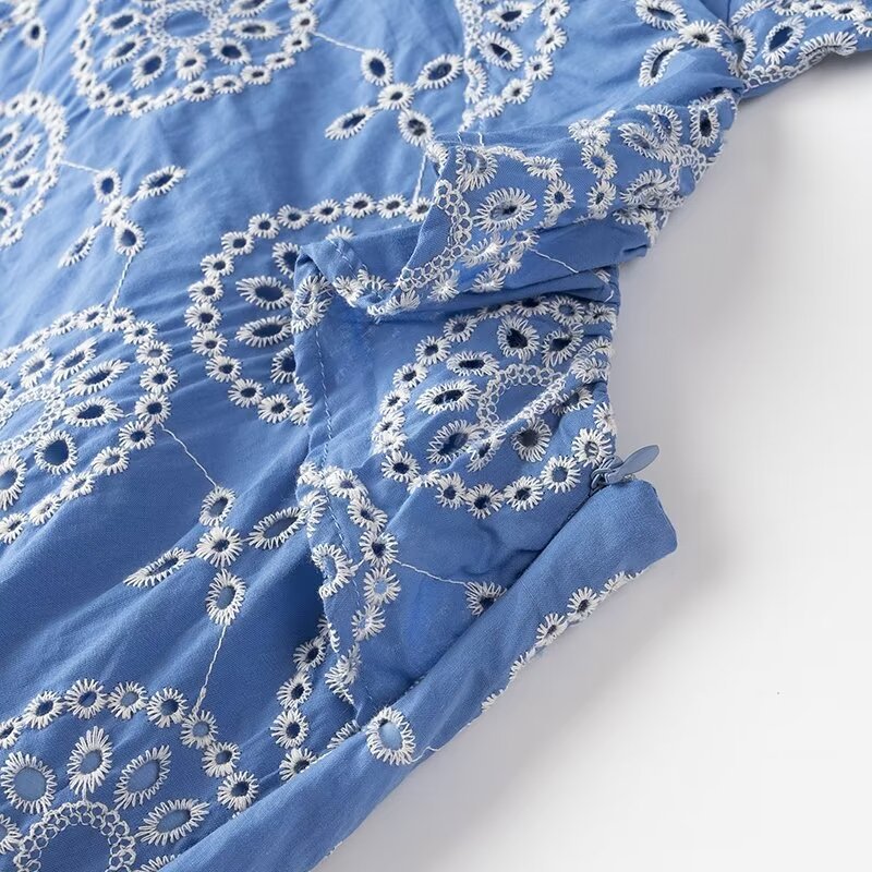 Bluebell Boho Ruffle Dress