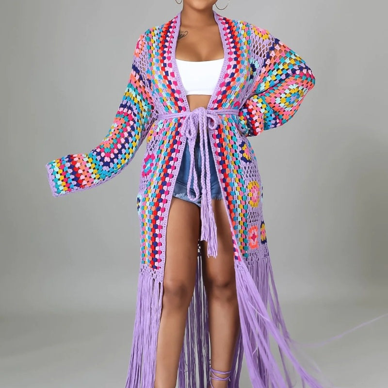 Boho Carnival Fringe Duster