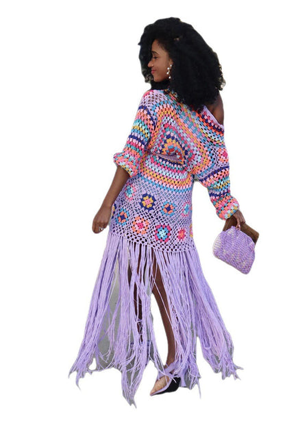 Boho Carnival Fringe Duster