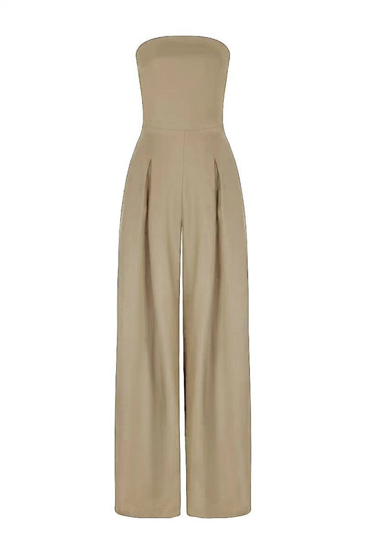 Modern Muse Strapless Wide-Leg Jumpsuit