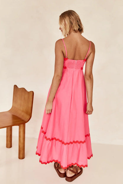 Sunset Wave Maxi Dress