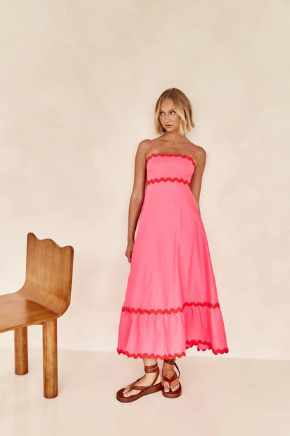 Sunset Wave Maxi Dress