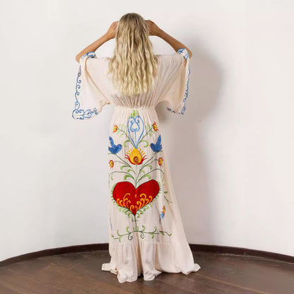 Sacred Garden Embroidered Dress