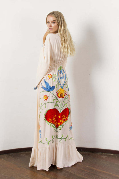 Sacred Garden Embroidered Dress
