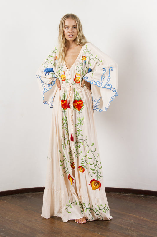 Sacred Garden Embroidered Dress