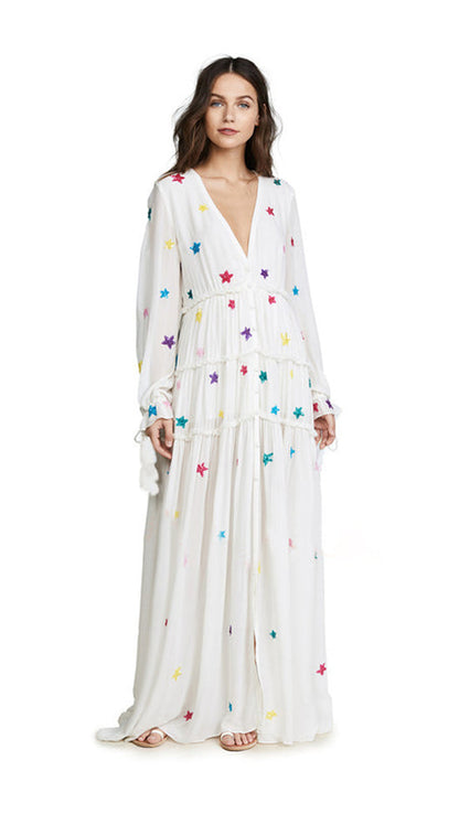 Starlight Dreams Boho Maxi Dress